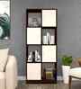 Cinderella 8 Shelves Bookshelf in Highland Pine & Aisan Walnut Finish