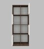 Cinderella 8 Shelves Bookshelf in Highland Pine & Cochwood Brown Finish