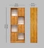 Cinderella 8 Shelves Bookshelf in Plateau Apple Finish