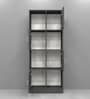 Cinderella 8 Shelves Bookshelf in Slate Grey Finish