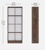 Cinderella 8 Shelves Open Multipurpose Matrix Cabinet in Cochwood Brown Finish