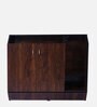 Cindy Shoe Cabinet In Brown Teak Colour