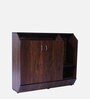 Cindy Shoe Cabinet In Brown Teak Colour