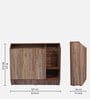 Cindy Shoe Cabinet In Natural Oak Colour