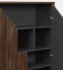 Cindy Shoe Cabinet In Natural Walnut Colour
