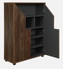 Cindy Shoe Cabinet In Natural Walnut Colour