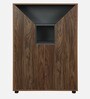 Cindy Shoe Cabinet In Natural Walnut Colour