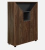 Cindy Shoe Cabinet In Natural Walnut Colour