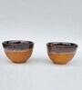 Cinnamon 150ml (Set of 2) Studio Pottery Dining Bowl