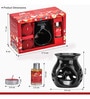 Cinnamon Ceramic Burner Gift Set (Red)