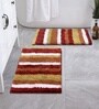 Cinnamon Microfibre 16x24 Inches Washable Bath Mat