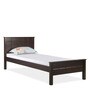 Cipher Solid Wood Single Bed in Espresso Finish