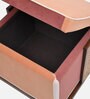 Cipher Solid Wood Ottoman In Peach Finish With Storage