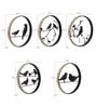 Circle Bird Multicolour Iron Wall Art