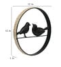Circle Bird Multicolour Iron Wall Art