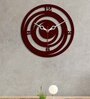 Circle Loops Shape Brown
Wood & Mdf Wall Clock