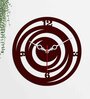 Circle Loops Shape Brown
Wood & Mdf Wall Clock