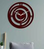 Circle Loops Shape Brown
Wood & Mdf Wall Clock