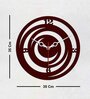 Circle Loops Shape Brown
Wood & Mdf Wall Clock