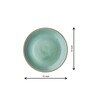 Circlet Azure 10 Inch Blue Ceramic Dinner Plate