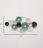 Circular Multicolour Metal Wall Art