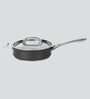 23cm Hard Anodized Non-Stick Fry Pan with Steel Lid