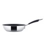 Stainless Steel Non-Stick Cookware -Set of 2 with 1 Glass lid