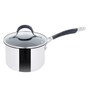 Stainless Steel Non-Stick Cookware -Set of 2 with 1 Glass lid