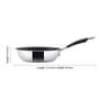25cm Stainless Steel Non-Stick Fry Pan