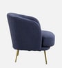 Cititum Fabric Slipper Chair In Blue Colour