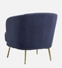 Cititum Fabric Slipper Chair In Blue Colour