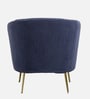 Cititum Fabric Slipper Chair In Blue Colour