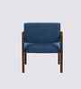 Citrus Boucle Fabric Arm Chair In Blue Colour