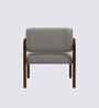 Citrus Boucle Fabric Arm Chair In Grey Colour