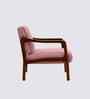 Citrus Boucle Fabric Arm Chair In Pink Colour