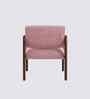 Citrus Boucle Fabric Arm Chair In Pink Colour