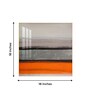 Citrus Cascade Glass Finish Square Wall Art