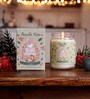 Citrus Scented Christmas Candle Fresh Holiday Aroma in Stylish Glass Jar for Gifting and D cor