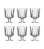 City Transparent Glass ( Set of 6 ) Wine Glasses