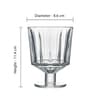 City Transparent Glass ( Set of 6 ) Wine Glasses