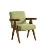 Civic Arm Chair In Green Colour