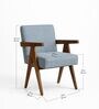 Civic Arm Chair In Grey Colour
