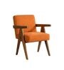 Civic Arm Chair In Orange Colour