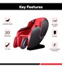 Civic Massager Chair In Red Colour