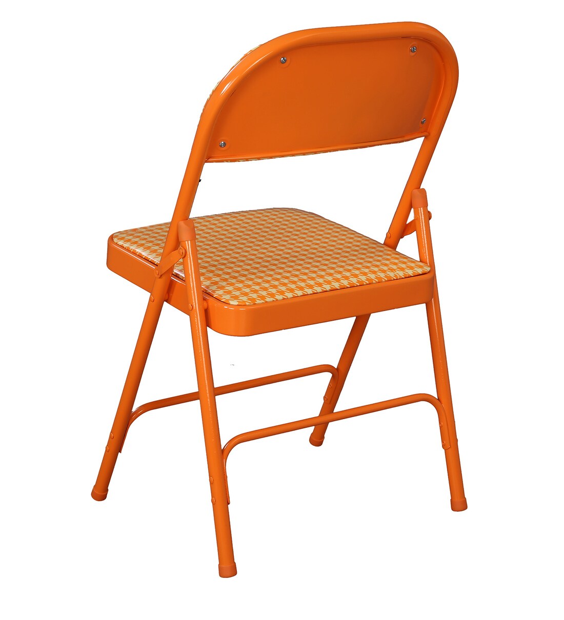 Buy Clair Folding Chair in Orange Colour By HomeTown Online Metal