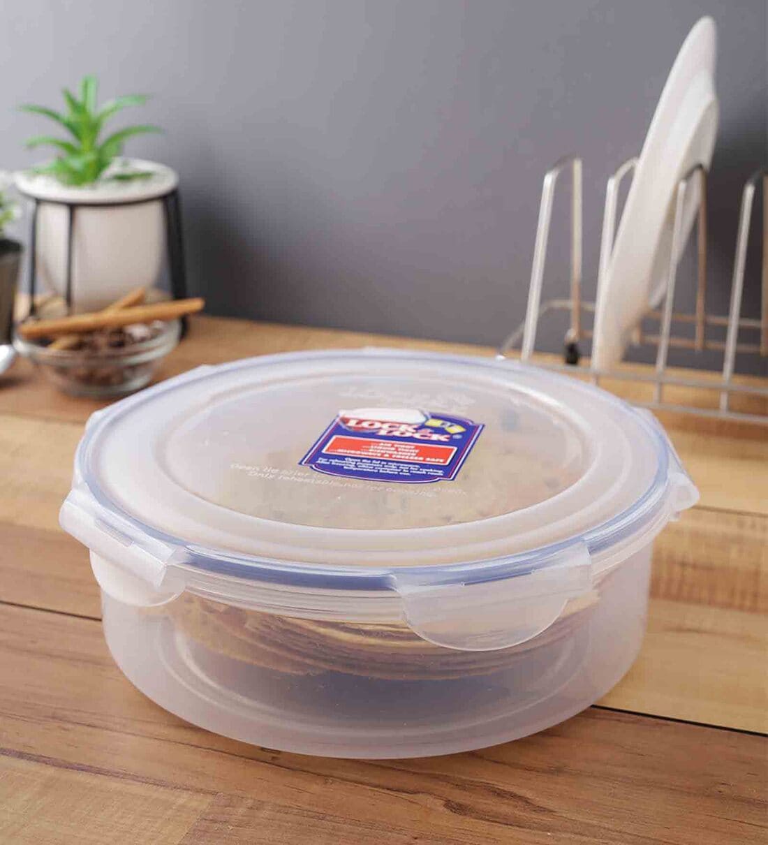 Buy Classic 2.5 Litres Transparent Polypropylene Leak Proof Spice ...