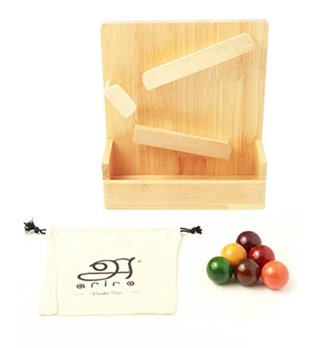 Buy Classic Ball Slider in Natural Finish by Ariro Toys Online