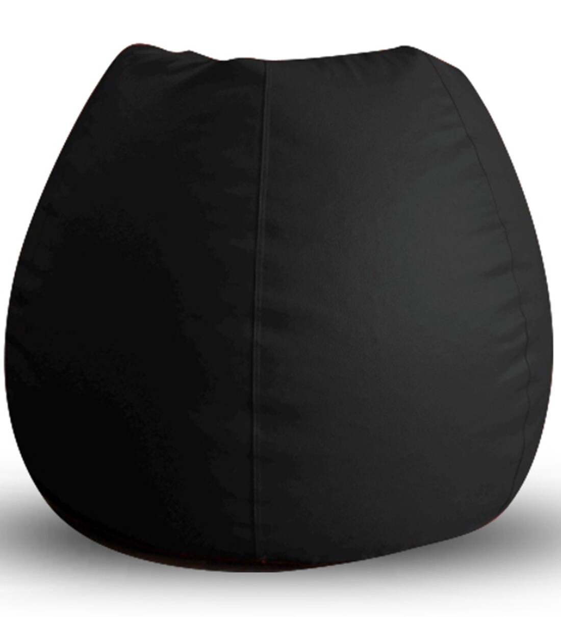 Buy Classic XXL Bean Bag with Beans in Black Colour by Style HomeZ