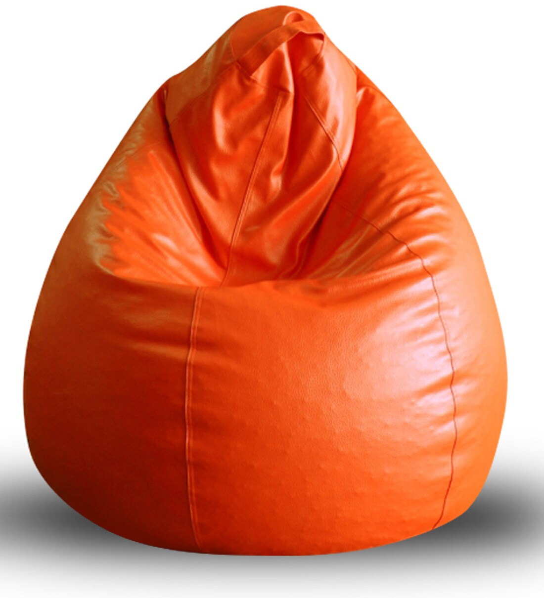 Buy Classic XXXL Bean Bag with Beans in Orange Colour by Style HomeZ