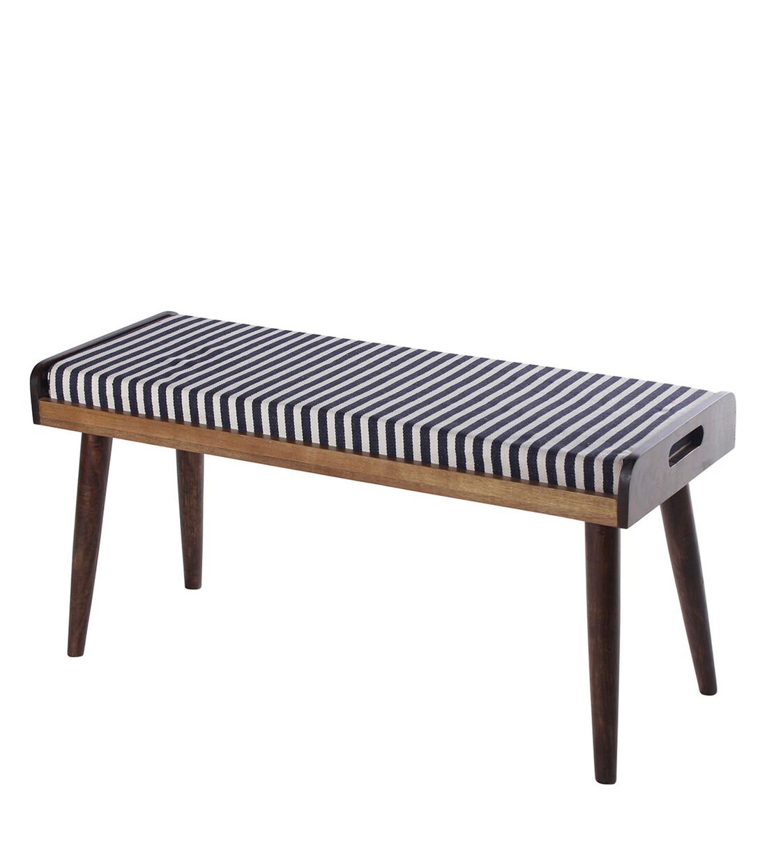 Buy Classic Bench Walnut Finish By Fabuliv Online MidCentury Modern